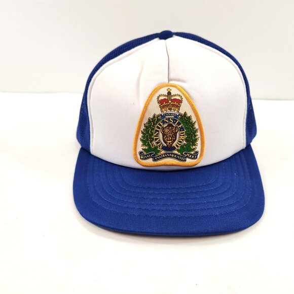 RCMP Royal Canadian Mounted Police Snapback Mesh Back Trucker Hat One Size - Picture 1 of 10
